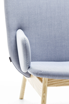 ALA - Upholstered armchair with armrests by La Cividina - view 3